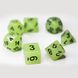 Набор кубиков белый - Glow in the dark 7 Dice Set - White DIC-G7WHT фото 3